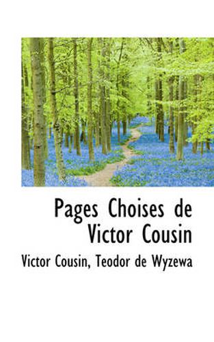 Cover image for Pages Choises de Victor Cousin