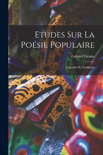 Cover image for Etudes sur la Poesie Populaire