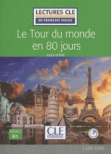 Cover image for Le Tour du monde en 80 jours - Livre + CD MP3