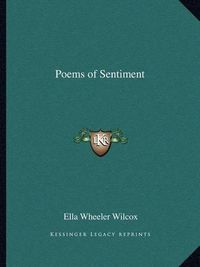 Cover image for Poems of Sentiment