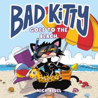 Cover image for Bad Kitty Goes to the Beach