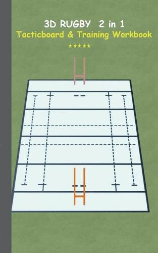 3D Rugby 2 in 1 Tacticboard and Training Book