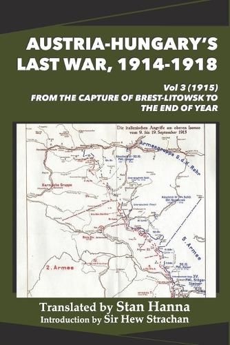 Cover image for Austria-Hungary's Last War, 1914-1918 Vol 3 (1915)