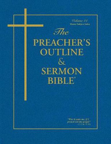 Cover image for The Preacher's Outline & Sermon Bible: Master Subject Index