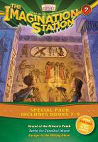 Cover image for The Imagination Station Special Pack, Books 7-9: Secret of the Prince's Tomb/Battle for Cannibal Island/Escape to the Hiding Place