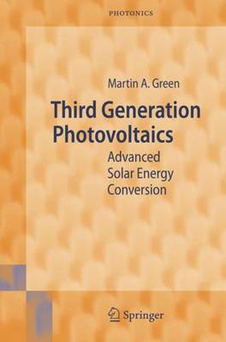 Third Generation Photovoltaics: Advanced Solar Energy Conversion