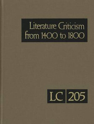 Cover image for Literature Criticism from 1400 to 1800