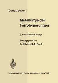 Cover image for Metallurgie der Ferrolegierungen