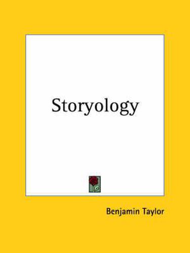 Cover image for Storyology (1900)