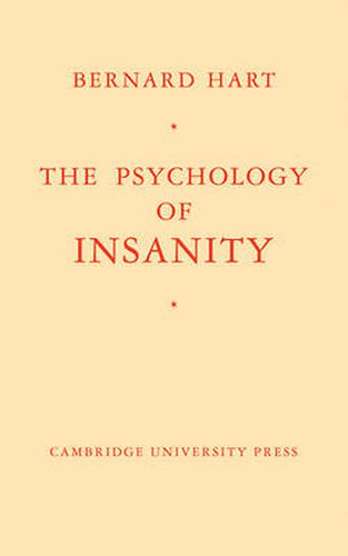 Cover image for The Psychology of Insanity