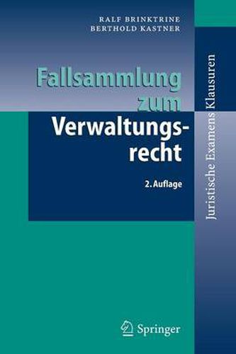 Cover image for Fallsammlung zum Verwaltungsrecht