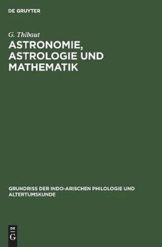 Cover image for Astronomie, Astrologie und Mathematik