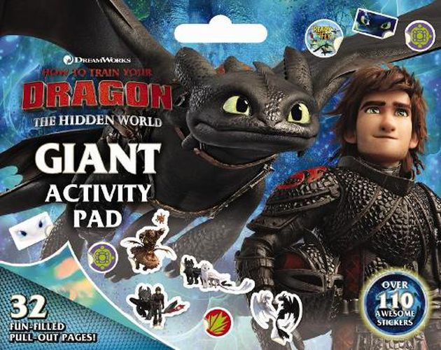 Cover image for How to Train Your Dragon: the Hidden World: Giant Activity Pad (Dreamworks)
