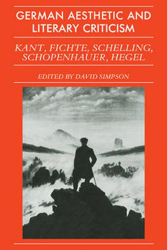 Cover image for German Aesthetic Literary Criticism