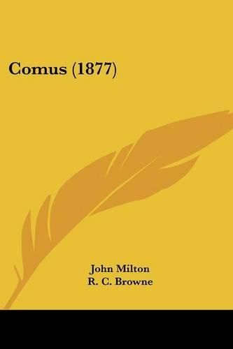 Cover image for Comus (1877)