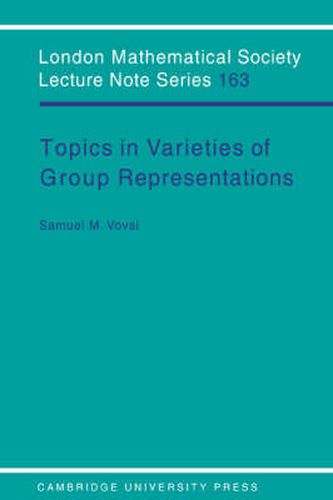 Cover image for Topics in Varieties of Group Representations