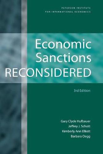 Cover image for Economic Sanctions Reconsidered