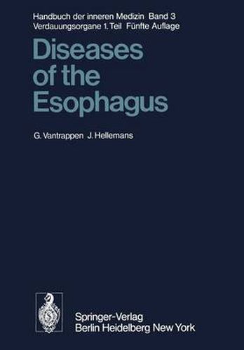 Cover image for Diseases of the Esophagus