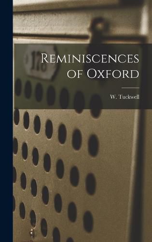 Cover image for Reminiscences of Oxford