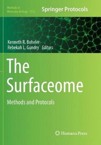 Cover image for The Surfaceome: Methods and Protocols