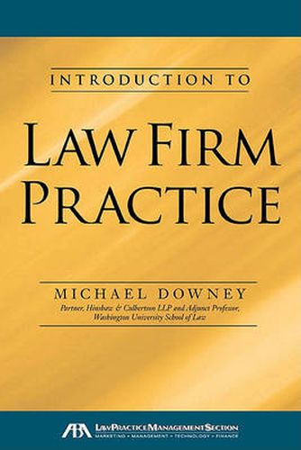 Cover image for Introduction to Law Firm Practice