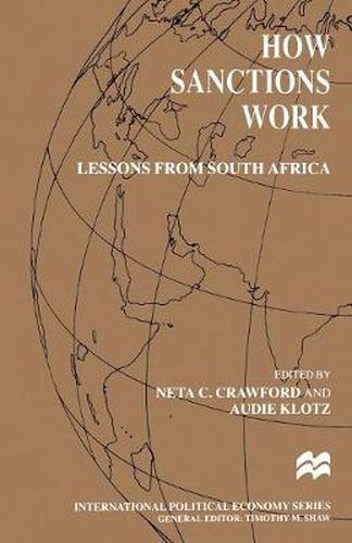 Cover image for How Sanctions Work: Lessons from South Africa