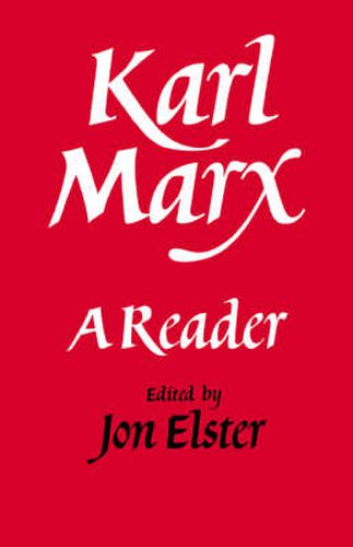 Cover image for Karl Marx: A Reader