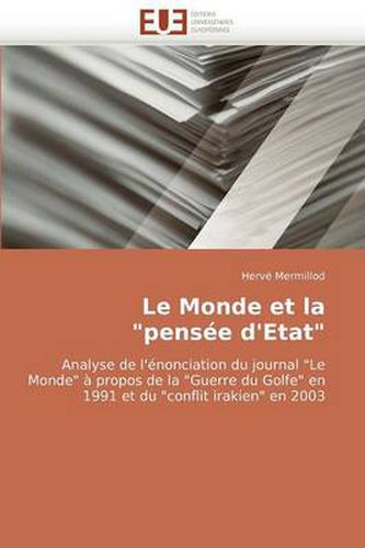 Cover image for Le Monde Et La  Pense D'Etat