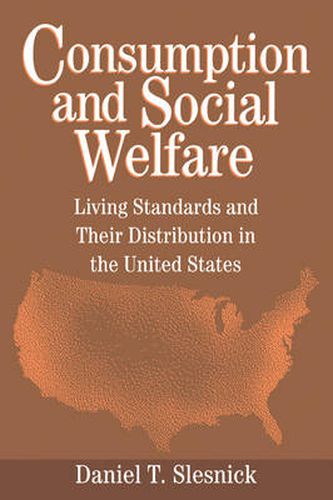 Cover image for Consumption and Social Welfare: Living Standards and their Distribution in the United States