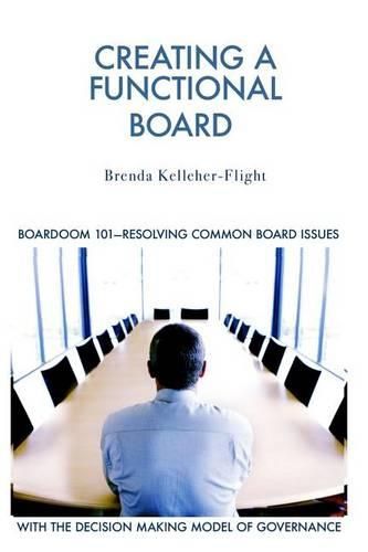 Cover image for Creating A Functional Board: Boardroom 101-Identifying and Resolving Common Boardroom Issues