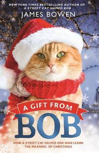 Cover image for A Gift from Bob: How a Street Cat Helped One Man Learn the Meaning of Christmas