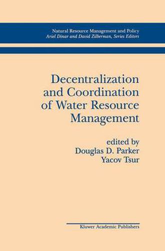 Cover image for Decentralization and Coordination of Water Resource Management