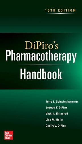 Cover image for Dipiro's Pharmacotherapy Handbook, Thirteenth Edition
