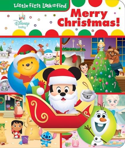 Cover image for Disney Baby: Merry Christmas! Little First Look and Find