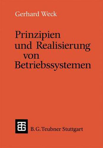Cover image for Prinzipien Und Realisierung Von Betriebssystemen