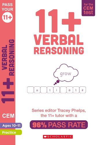 Cover image for 11+ Verbal Reasoning Practice and Assessment for the CEM Test Ages 10-11