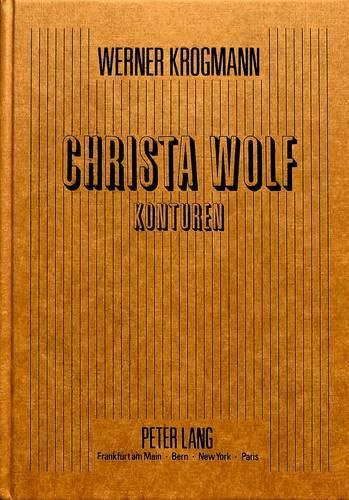 Cover image for Christa Wolf - Konturen