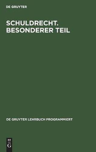 Cover image for Schuldrecht. Besonderer Teil