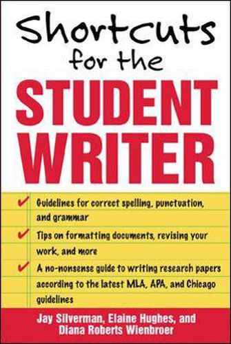 Cover image for Shortcuts for the Student Writer