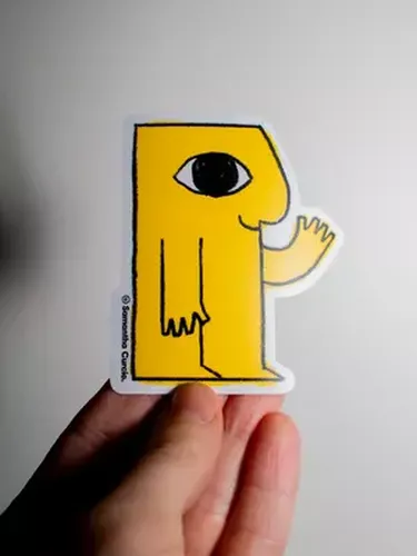 Cover image for G’day Waver (Waving Guy) Samantha Curcio Sticker