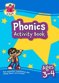 Cover image for Phonics Activity Book for Ages 3-4 (Preschool)