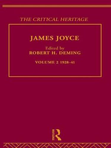 Cover image for James Joyce.  Volume 2: 1928-41