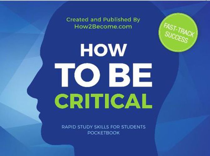Cover image for HOW TO BE CRITICAL POCKETBOOK