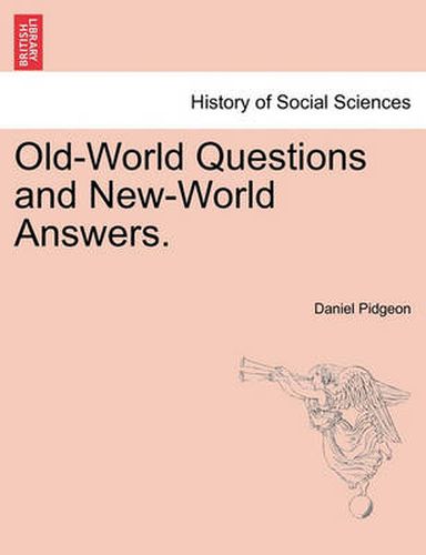 Cover image for Old-World Questions and New-World Answers.
