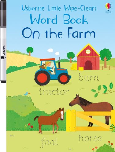 Cover image for Little Wipe-Clean Word Book On the Farm