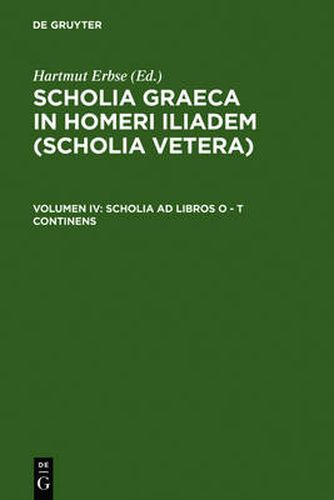 Cover image for Scholia Ad Libros O - T Continens