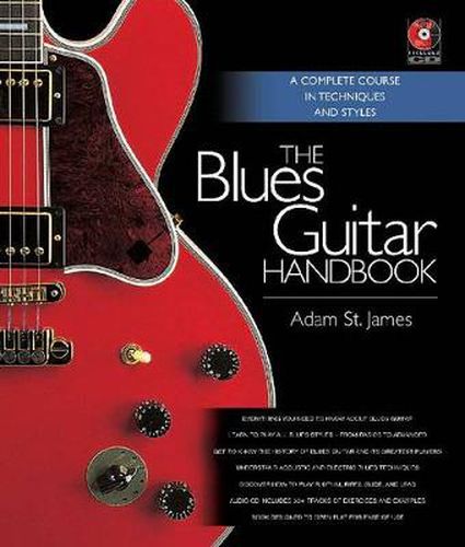 Cover image for The Blues Guitar Handbook: A Complete Course in Techniques and Styles