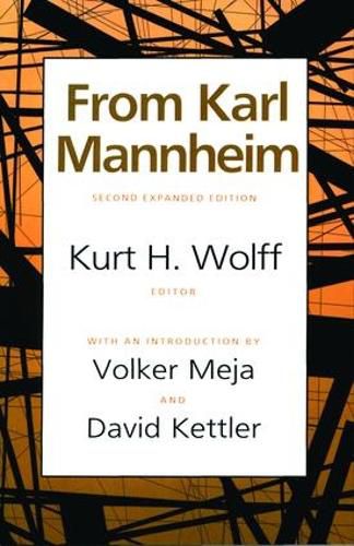 Cover image for From Karl Mannheim