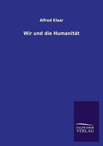 Cover image for Wir und die Humanitat