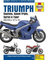 Cover image for Triumph Daytona, Speed Triple, Sprint & Tiger 885/955cc (97 - 05)